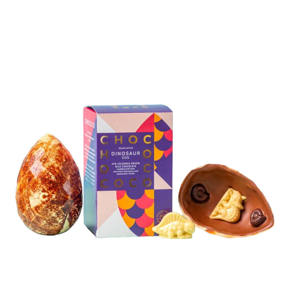 Chococo Dorset Dinosaur Milk Chocolate Easter Egg 175g